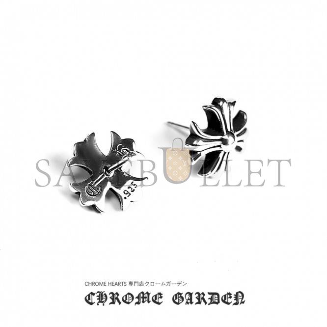 CHROME HEARTS CROSS CUT OUT STUD EARRING