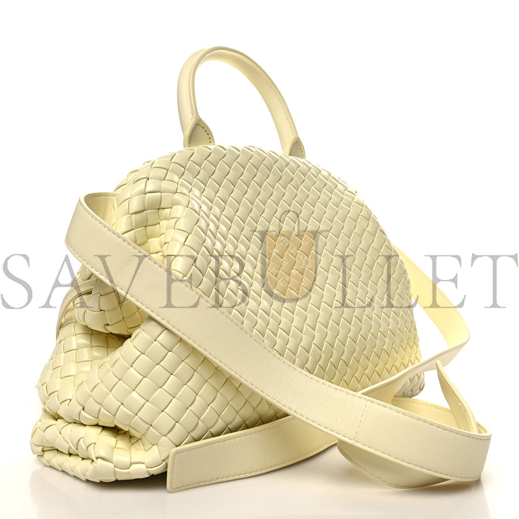 BOTTEGA VENETA NAPPA INTRECCIATO SMALL PADDED THE HANDLE TOTE ZEST WASHED  (30*20*10cm)