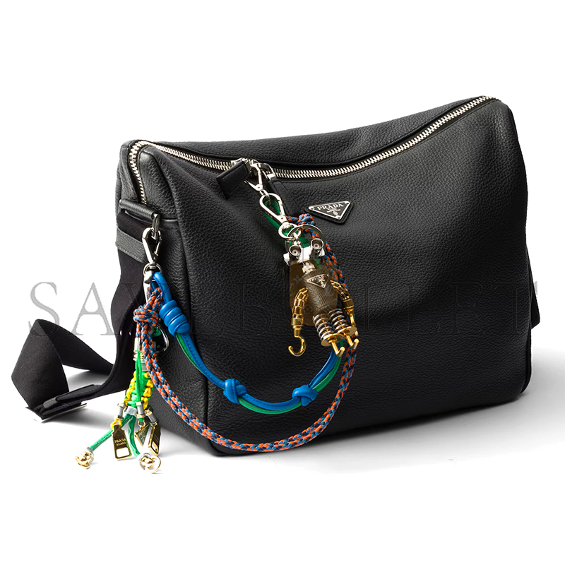 PRADA ROBOT SAFFIANO LEATHER BAG CHARM 2TR103