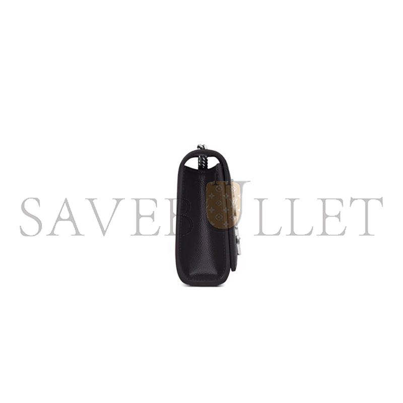 YSL KATE SMALL IN GRAIN DE POUDRE EMBOSSED LEATHER 469390BOW0N1000 (20*12.5*5cm)