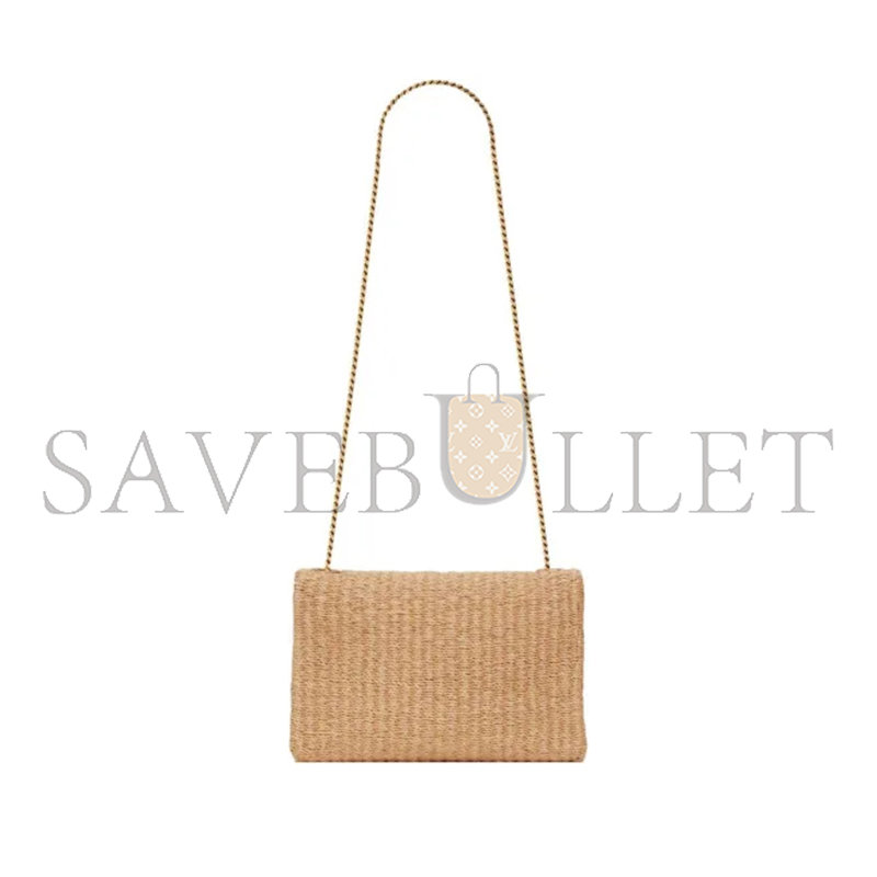 YSL KATE MEDIUM SUPPLE IN RAFFIA 580065FABK39551 (28.5*20*6cm)