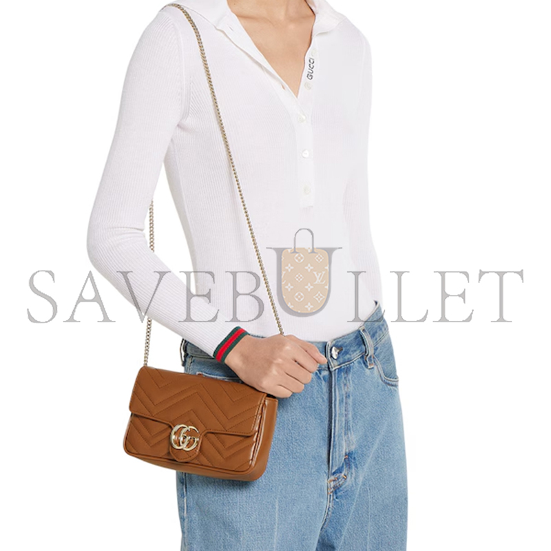 GUCCI GG MARMONT SMALL SHOULDER BAG 751526AAET82718 (21*12*5cm)