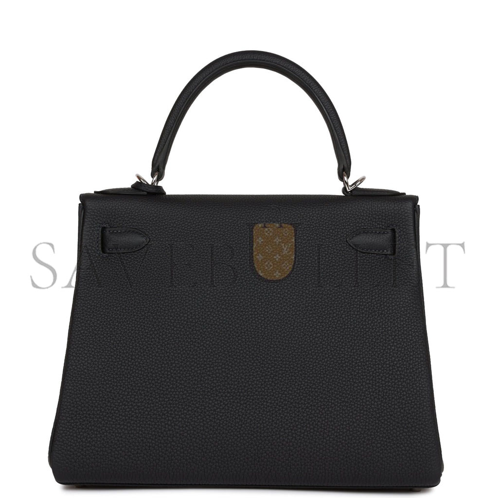 HERMES KELLY RETOURNE 28 CABAN TOGO PALLADIUM HARDWARE (28*22*10cm)