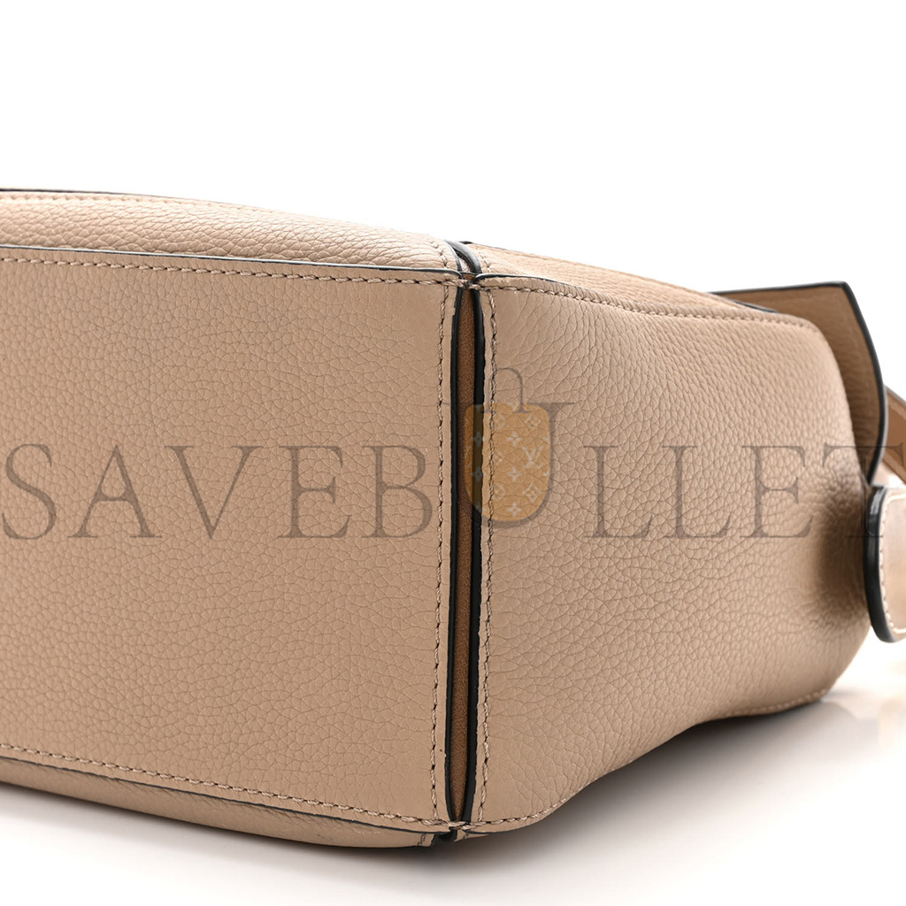 LOEWE GRAINED CALFSKIN SMALL PUZZLE BAG SAND MINK (24*16.5*10.5cm)