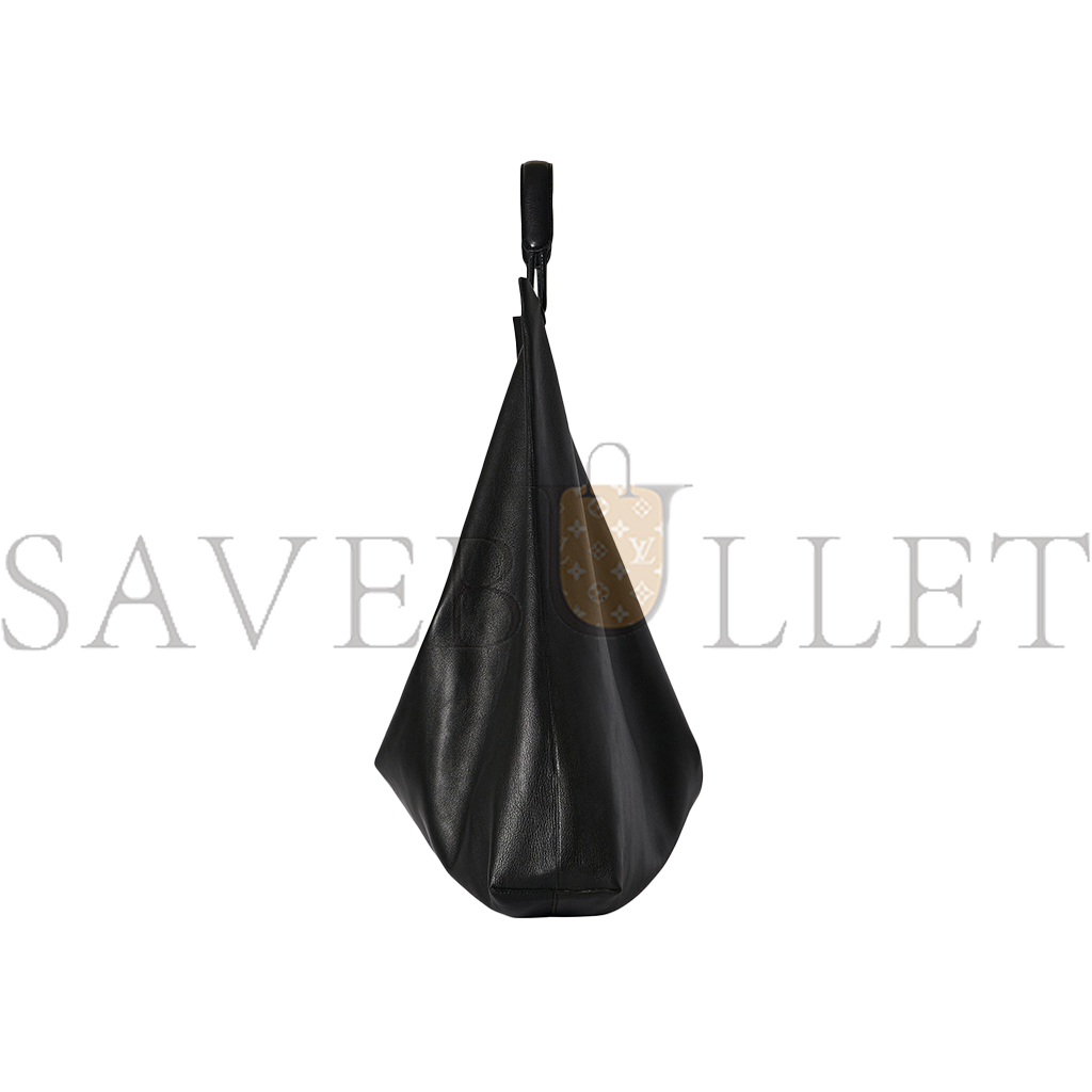 THE ROW BINDLE 3 BAG IN LEATHER BLACK W1623L108BLKBL (31*28*14cm)